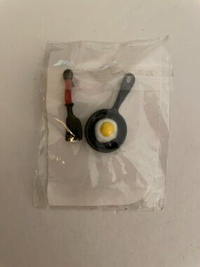 Fried Egg Earring & Spatula Earrings Set New In Package